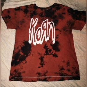 (SOLD ✅) KORN KOЯN T SHIRT UNISEX SMALL TIE DYE